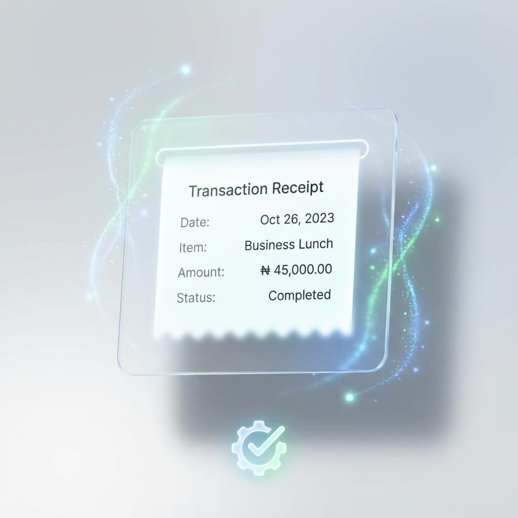 Magical Receipt Generation Interface